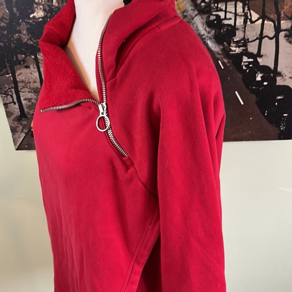 Athleta Cozy Karma Asym Pullover, MT - Picture 2 of 13